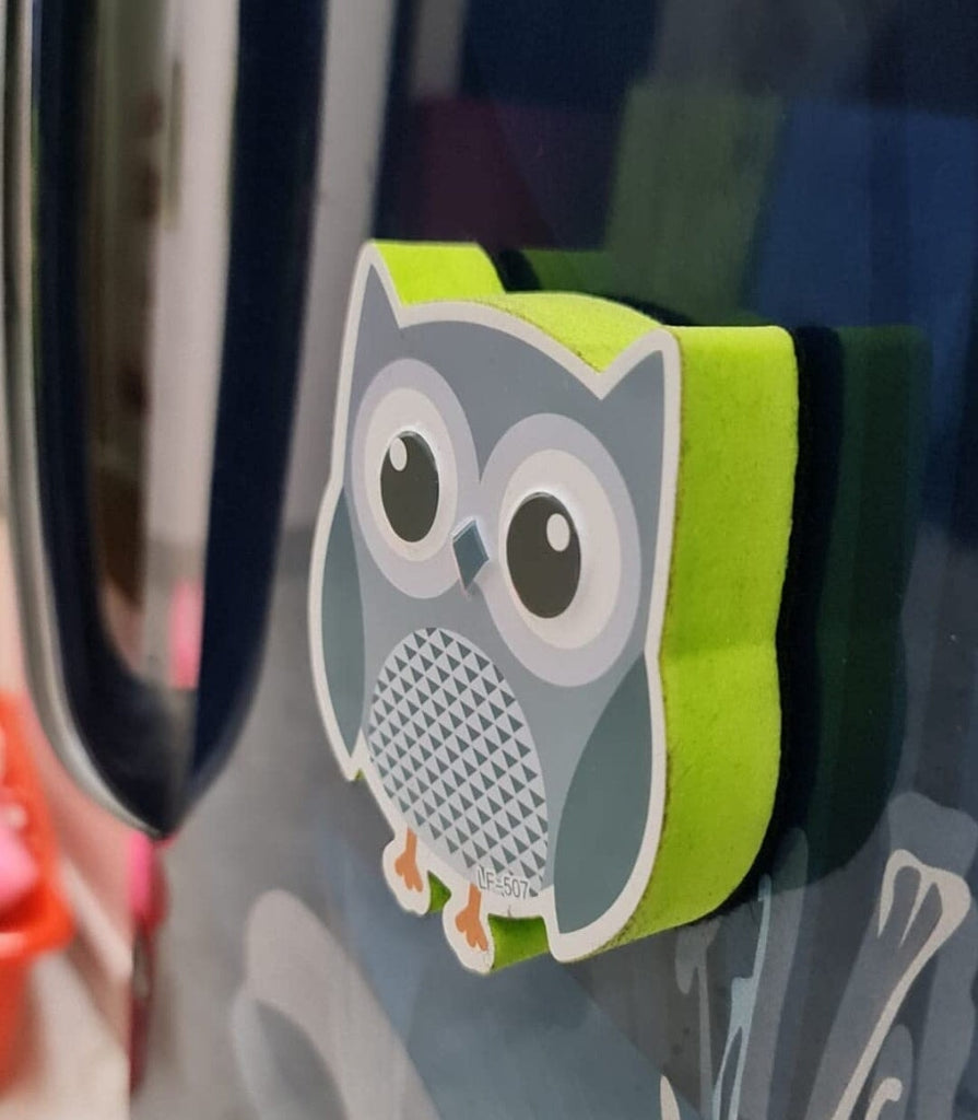 Wise Owl Magnetic Duster: Effortless Erasing for Boards stationery KidosPark