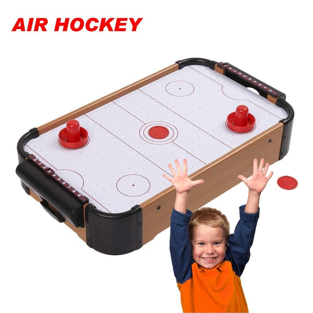 Wooden Indoor Air Hockey Game Table Top Toy for Kids Board Game KidosPark