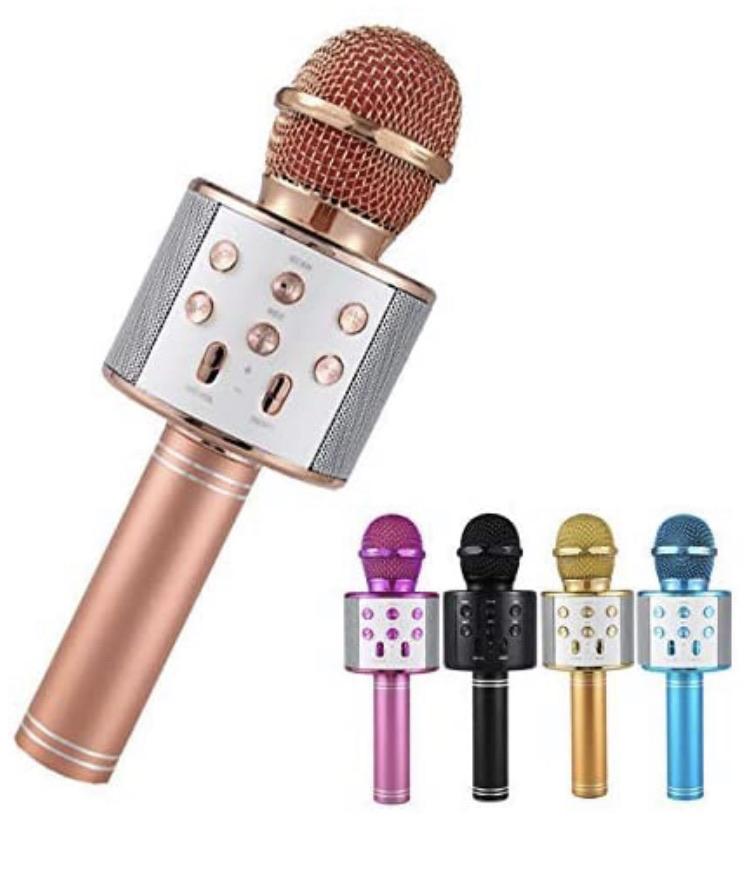 WS- 858 Wireless Handheld Portable Bluetooth Connection Player Speaker Condenser Mic/ Mike Musical toy KidosPark