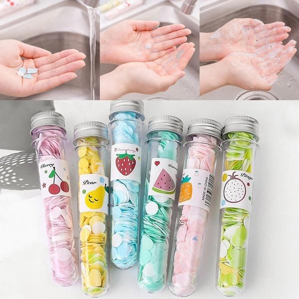 KidosPark Tooth Brushes Travel hand flower fragrance soap bottle - 20g ( Single piece)
