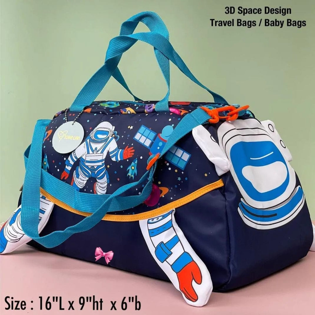 KidosPark Bags and Pouches Space Cute design washable waterproof Duffle bag/ baby bag