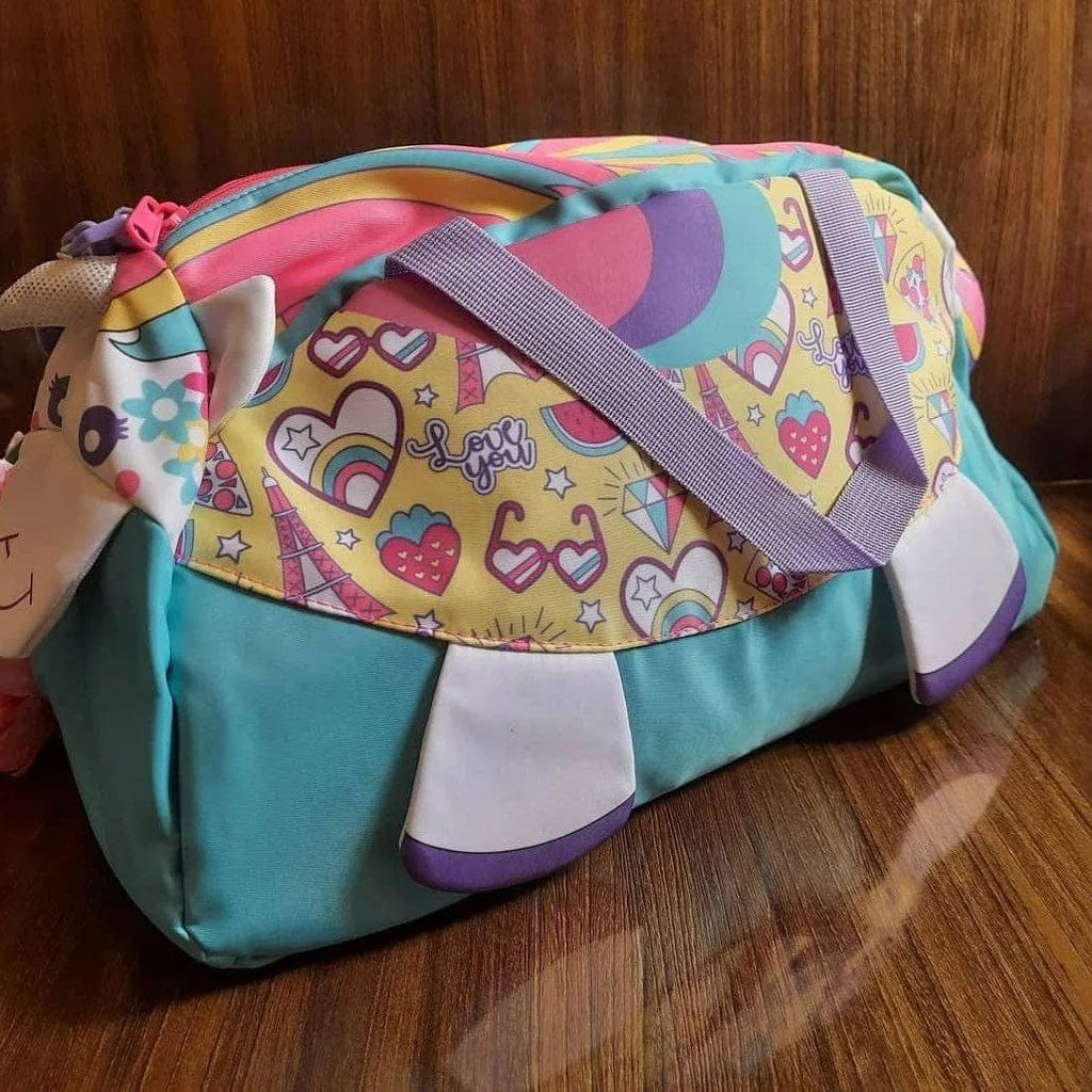 KidosPark Bags and Pouches Unicorn Cute design washable waterproof Duffle bag/ baby bag