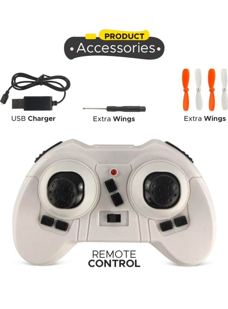 KidosPark Flying Toys Nano Quadocopter drone with 360 degree axis gyro stabilization