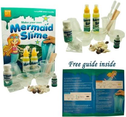 KidosPark Toy and Puzzle Make your own Mermaid DIY slime kit