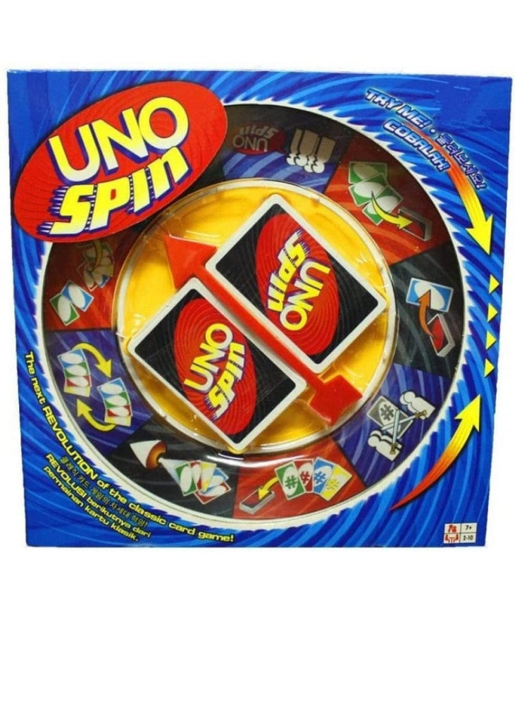 KidosPark Toy and Puzzle UNO spin board game for kids and Adults family fun
