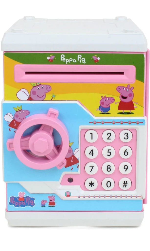 KidosPark piggy bank Peppa Battery operated ATM piggy bank for kids