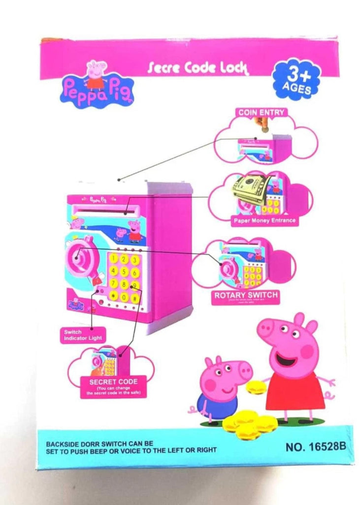 KidosPark piggy bank Peppa Battery operated ATM piggy bank for kids