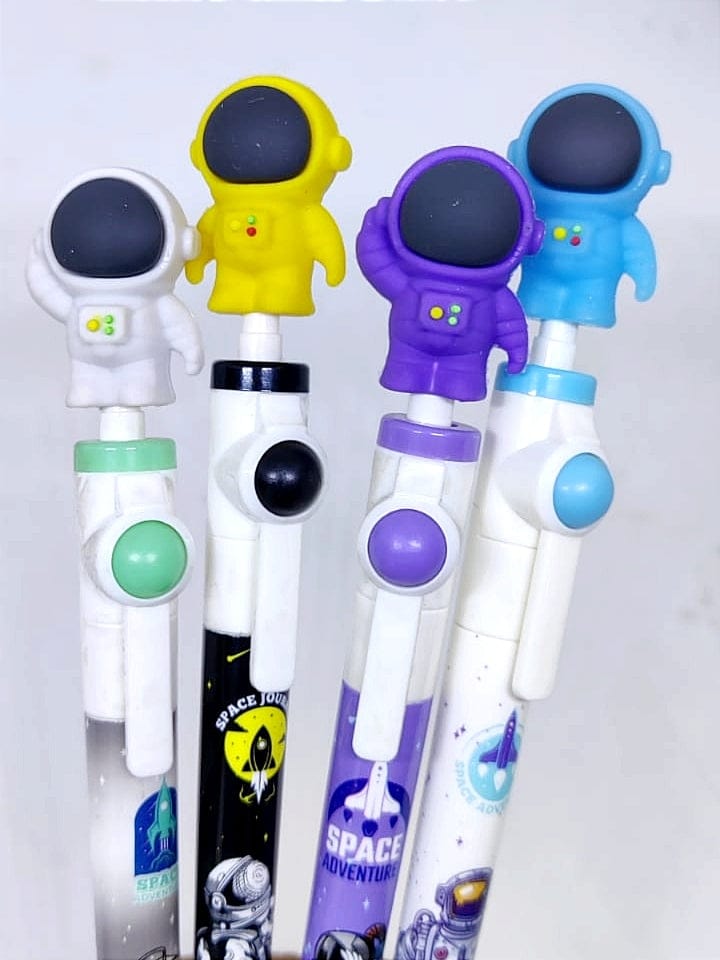 KidosPark Stationery Fancy designer astronaut pen for kids (Single piece)