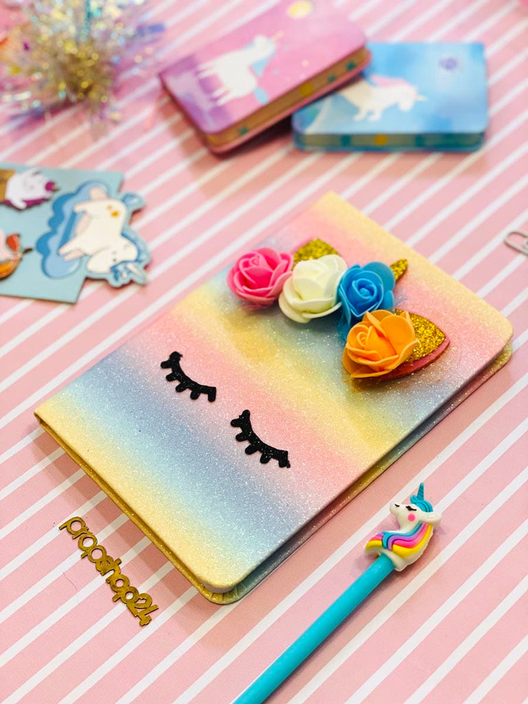 KidosPark Stationery Unicorn Diary and pen Gift pack