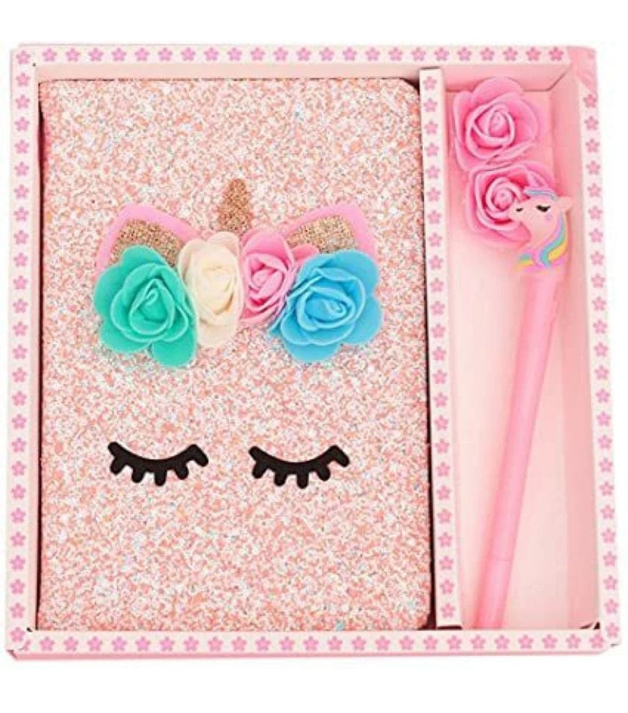 KidosPark Stationery Unicorn Diary and pen Gift pack