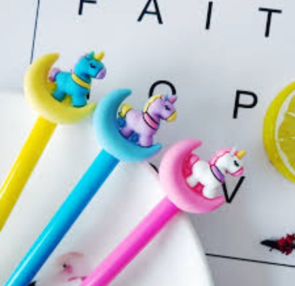 KidosPark Stationery Unicorn Styled Pen for kids ( Single pen)