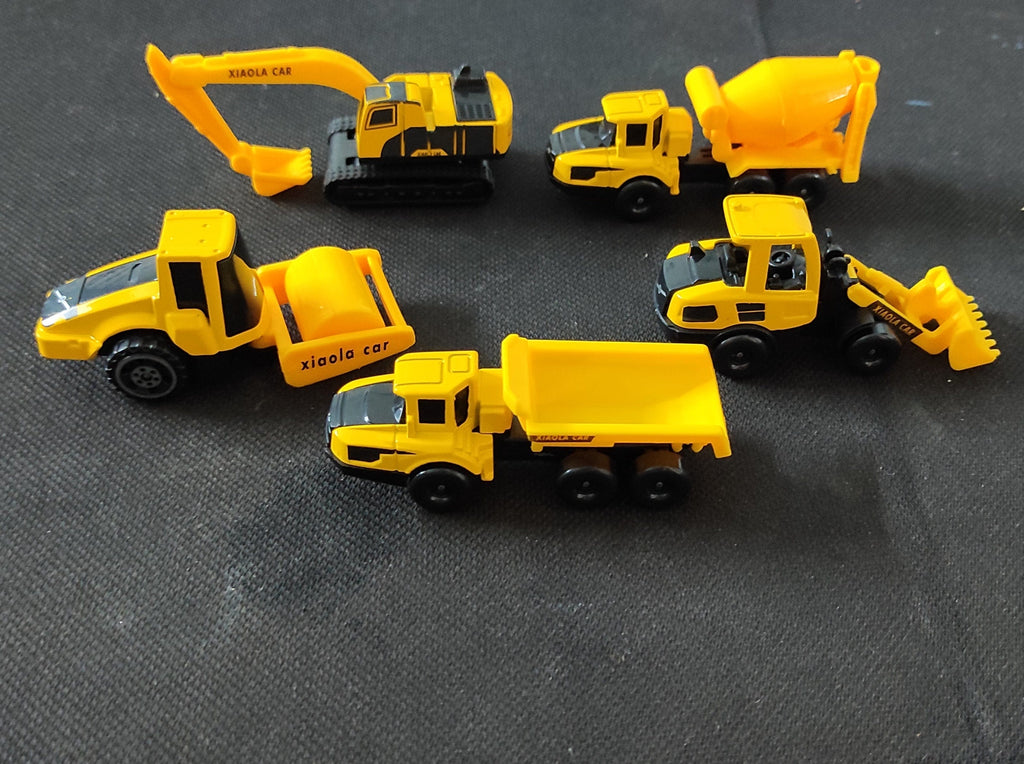 KidosPark Toy 1:64 scale Die cast Mini 5 in 1 jcb with metal body