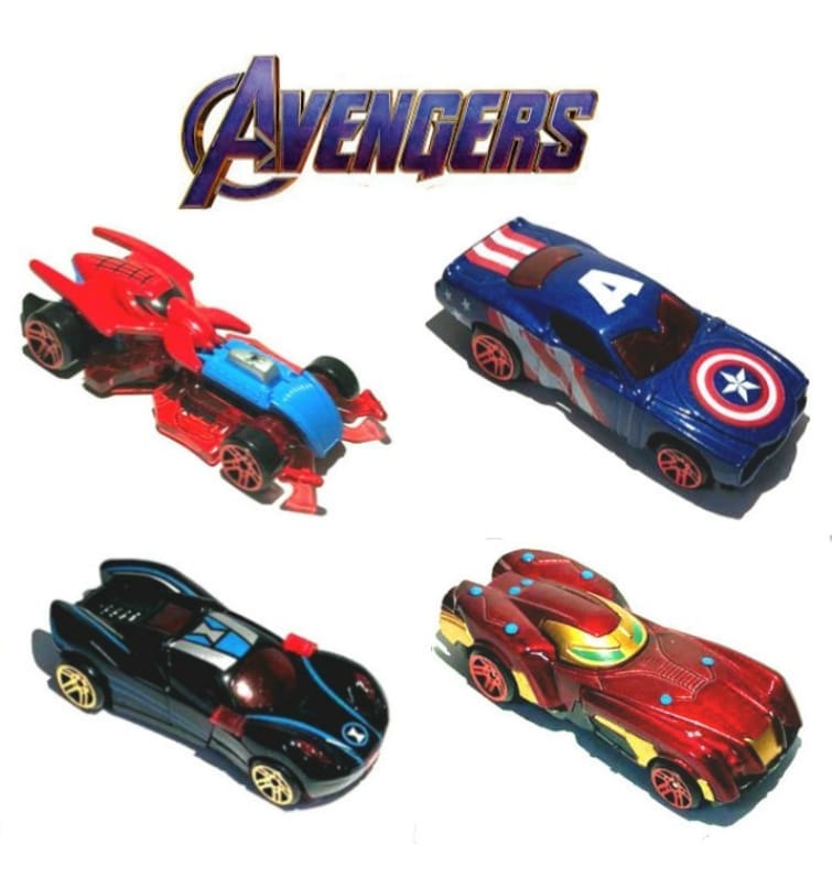 KidosPark Toy 1:64 scale Infinity wars Mini 4 in 1 cars with metal body