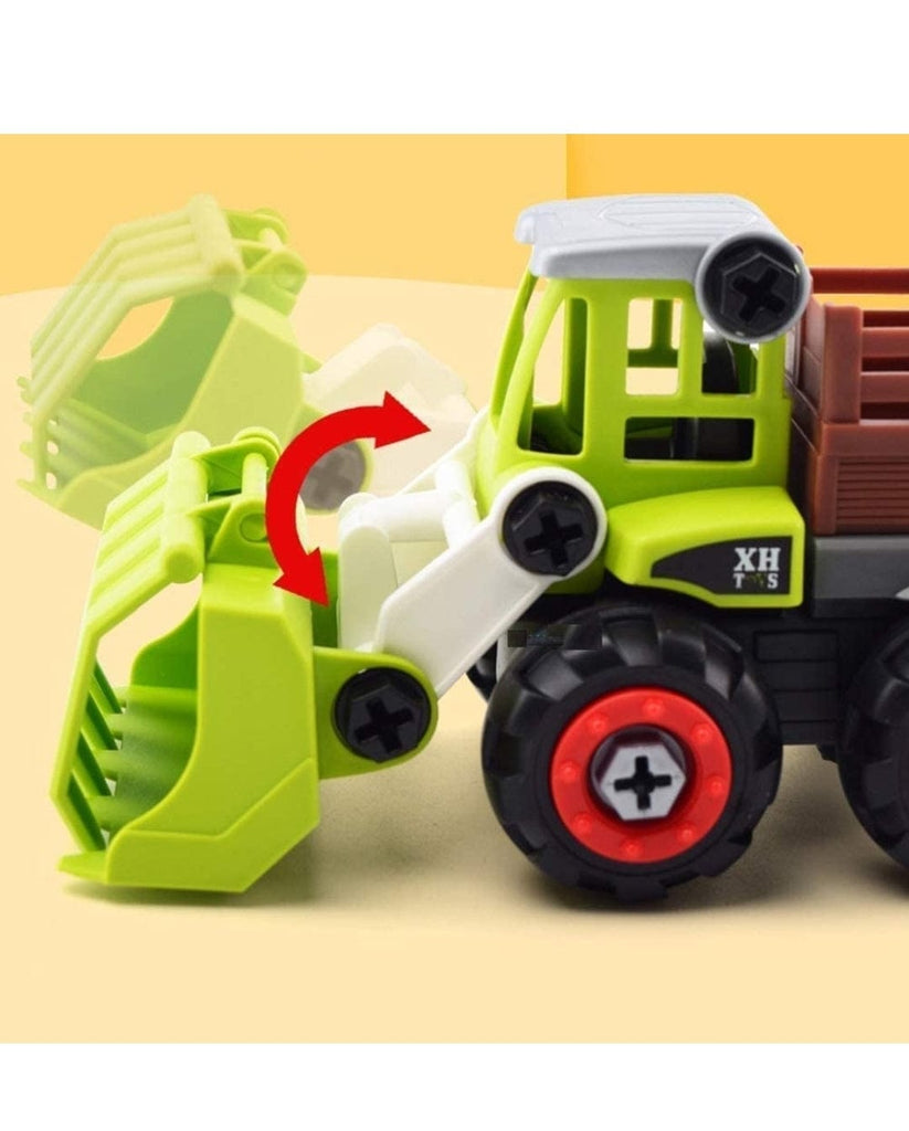 KidosPark Toy 3 in 1 Assemble disassemble farm vehicle DIY