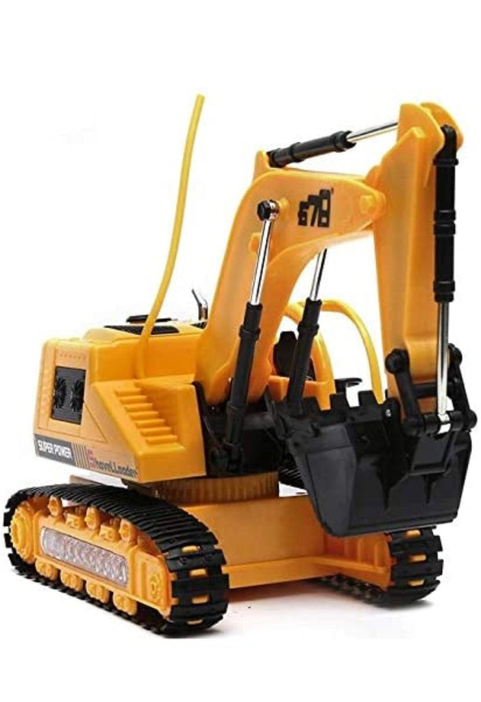 KidosPark Toy 5 channel remote controlled excavator/ JCB truck