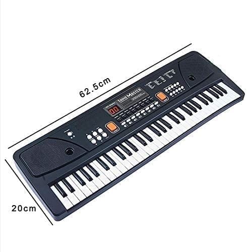 KidosPark Toy 61 keys Big fun musical keyboard with DC power option, recording and mic