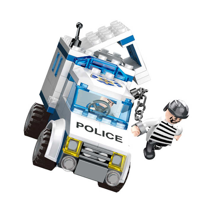KidosPark Toy and Puzzle 368 pieces COGO police series/ police swat team- Building blocks