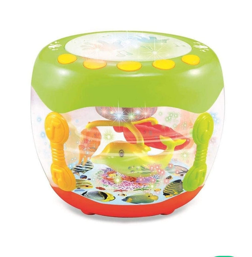 KidosPark TOY Drum Musical Toy for Kids with Flashing Lights and Sounds