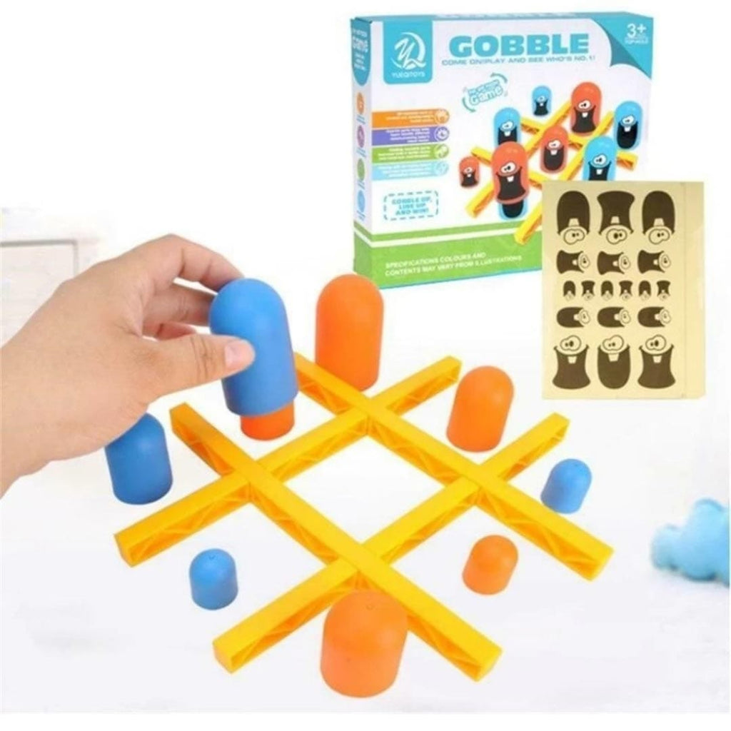 KidosPark Toy Gobble Board Game Plastic Tic-Tac-Toe Game Toy For Kids