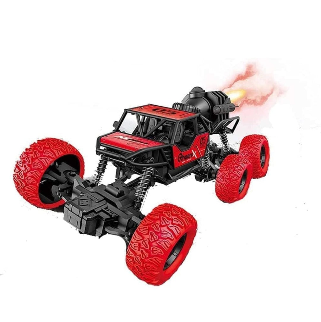 KidosPark Toy Red 1:14 scale 2.4g remote controlled toy RC rock crawler spray/ smoke car